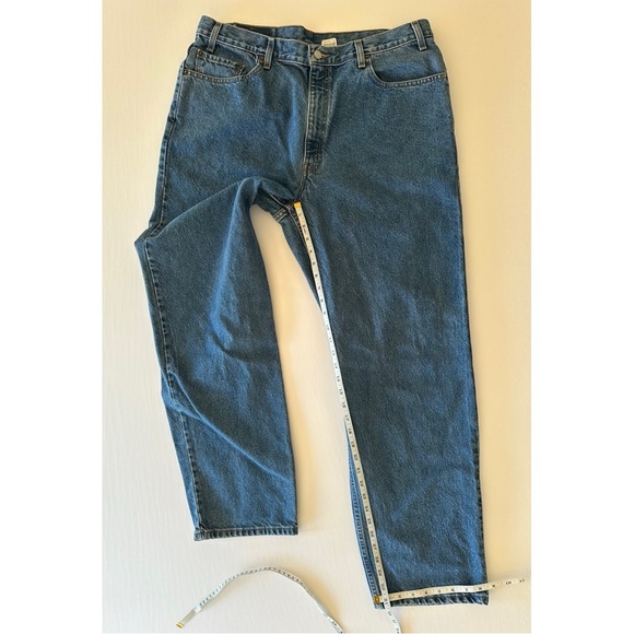 Vintage Levi’s Relaxed Straight Leg Jeans Men 38 Labeled 40 - Picture 6 of 13